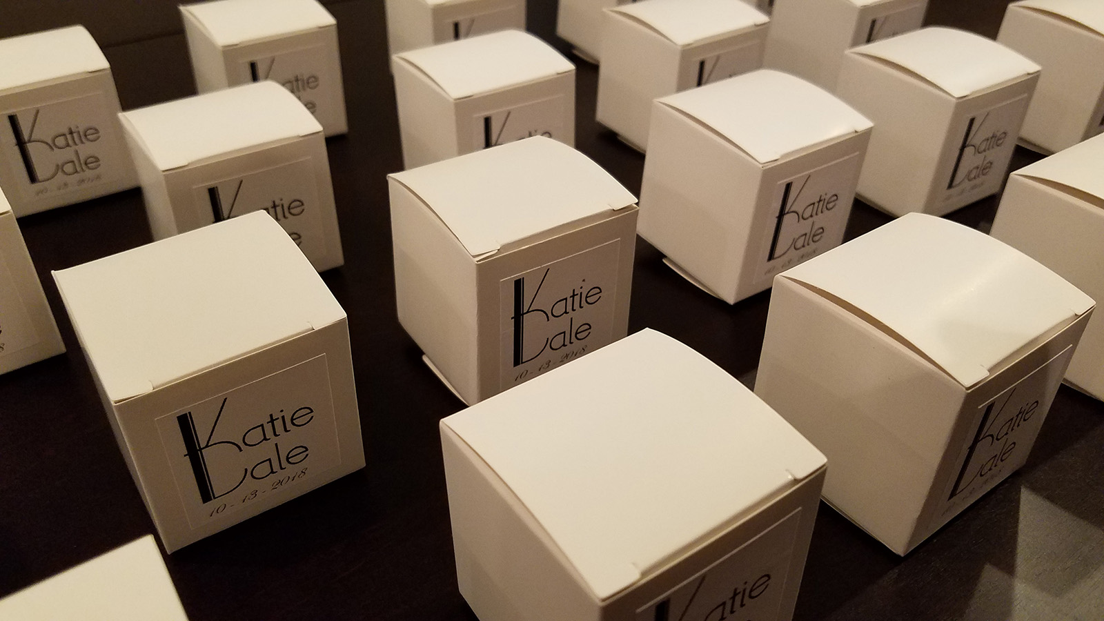 Gift boxes with logo