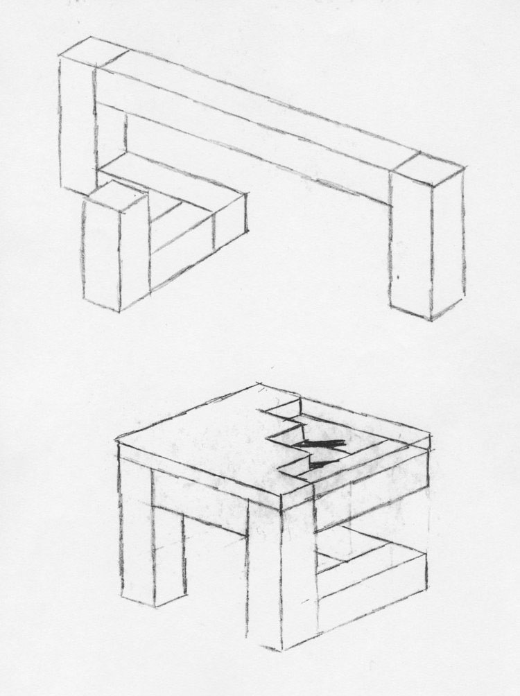 Pencil concept sketches 1